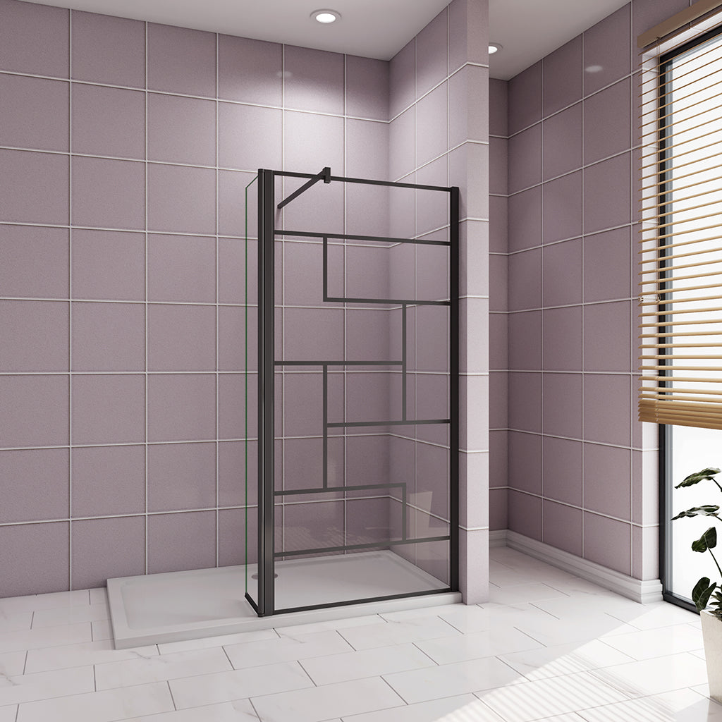 100+30 H.200 cm Walk in Duschwänd mit Schwenkbar Stabilisationsstange 140cm badezimmer ideen