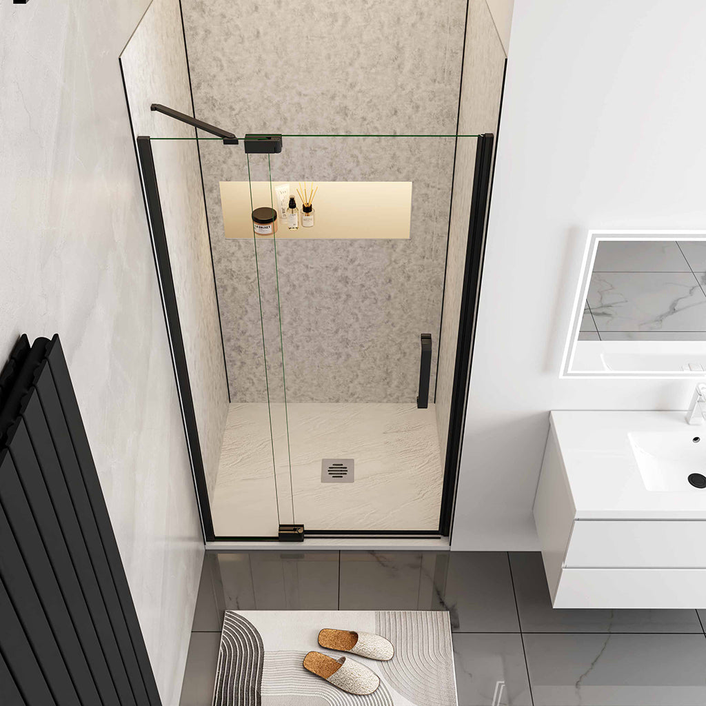 Nischentür MORA 100 X 195 Cm – Schiebetür Aus 8 Mm ESG-Sicherheitsglas Mit Easy-Clean-Beschichtung