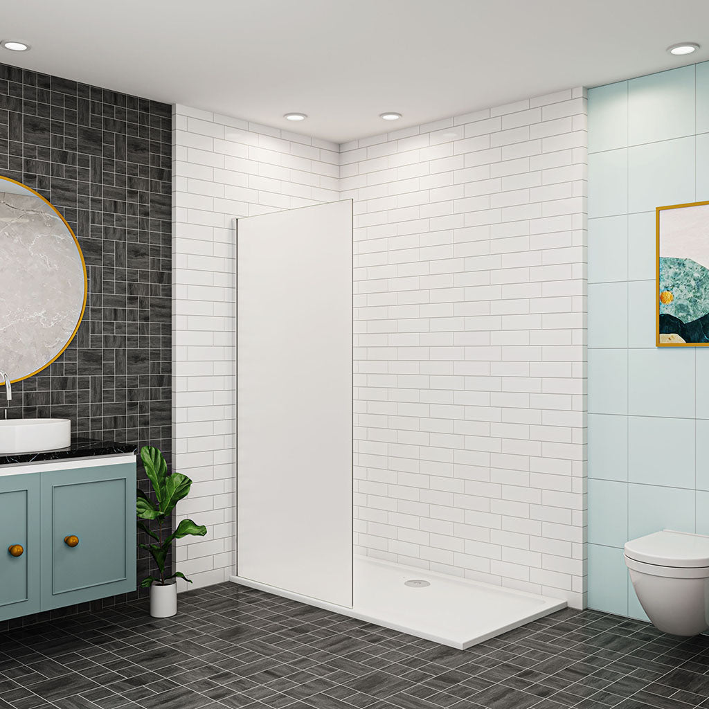 120 H.200 cm 10cm Walk in Glaswand dusche