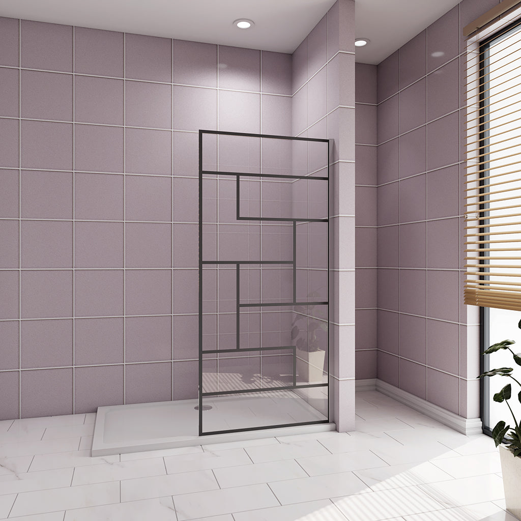 120 H.200 cm GlasDuschwänd Walk in Duschwänd badezimmer ideen