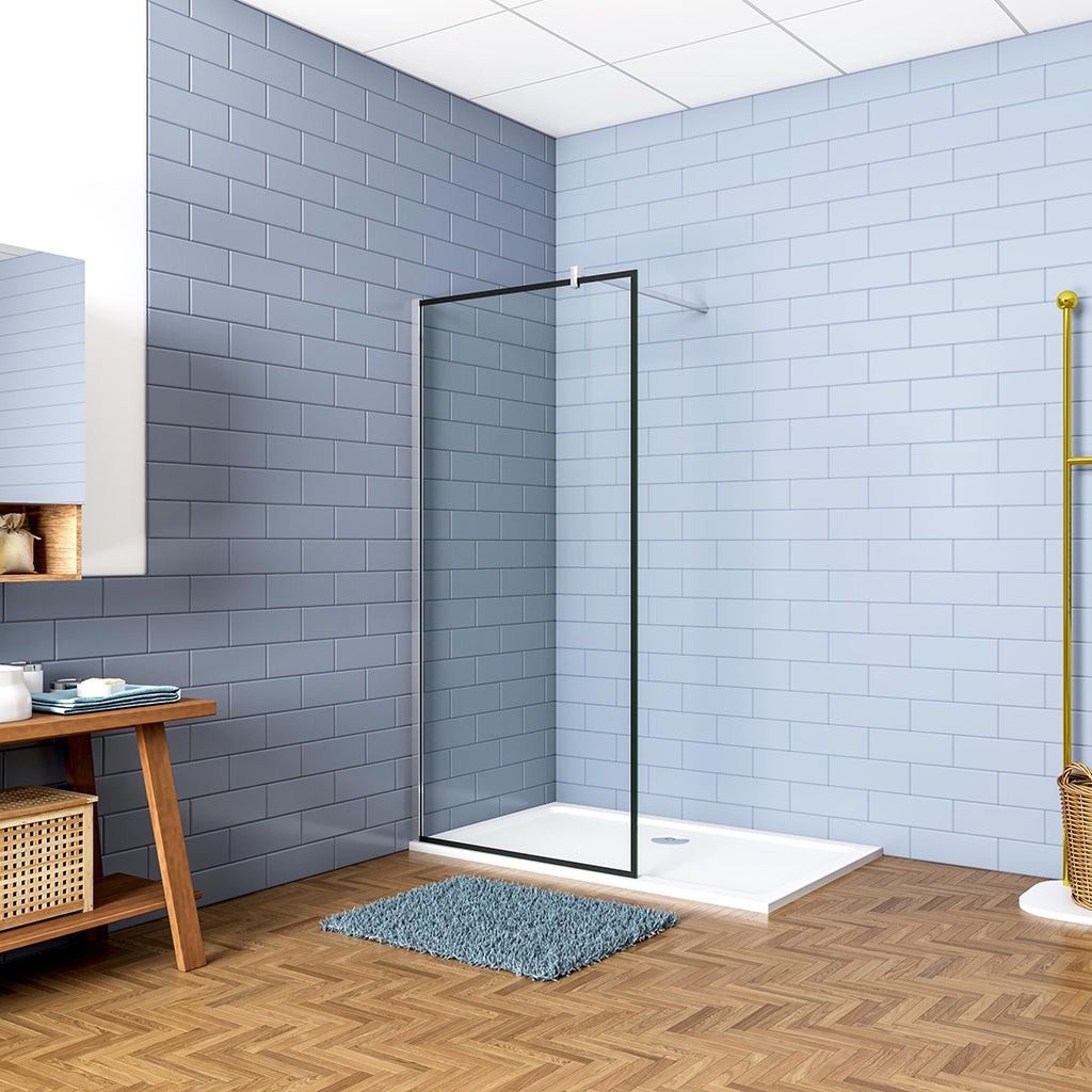 120 H.200 cm Walk In Duschabtrennung mit Stabilisationsstange 140cm für badezimmer