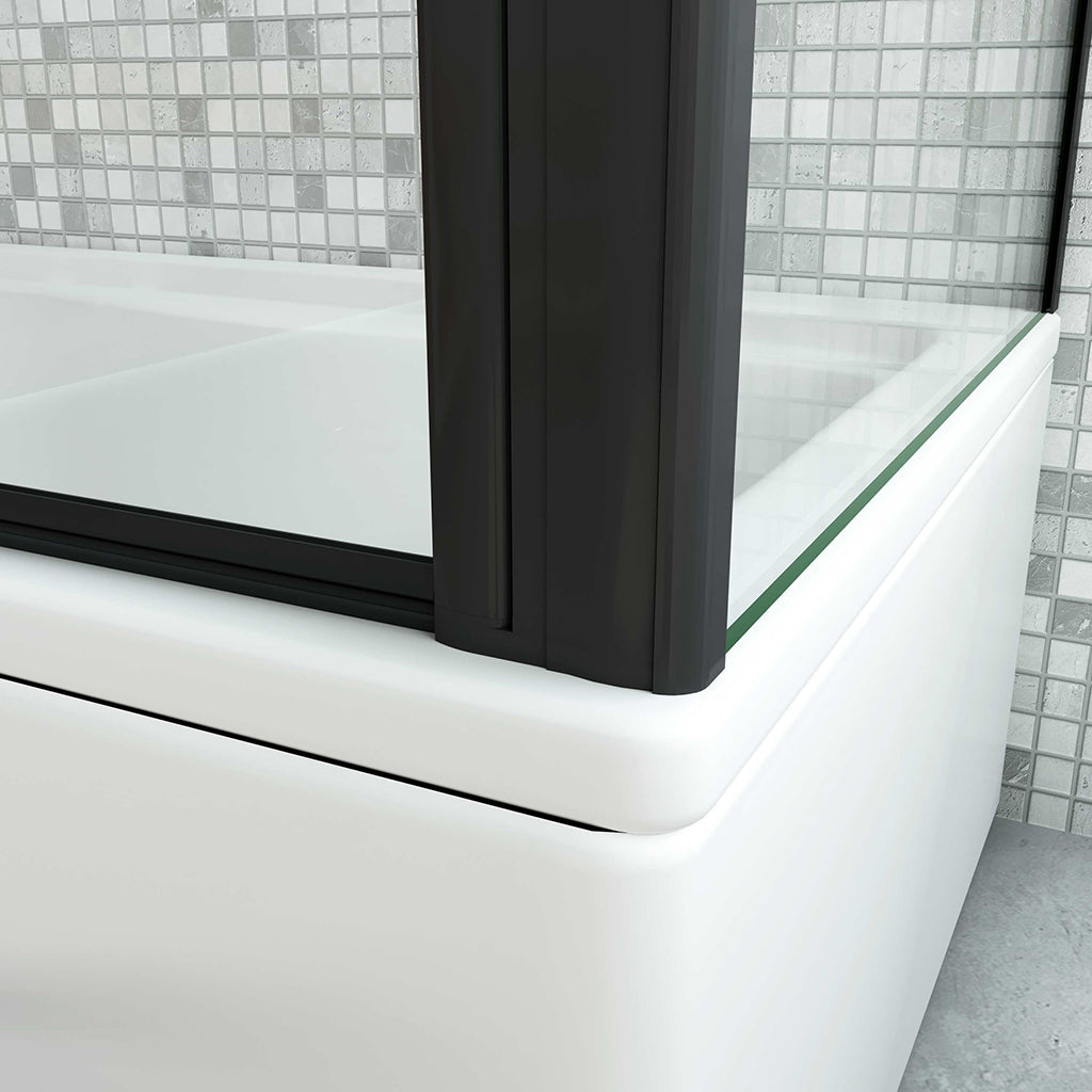 140 Höhe Duschabtrennung Badewannenaufsätz duschwand 130 Seitenwand 80 cm dusche für badezimmer