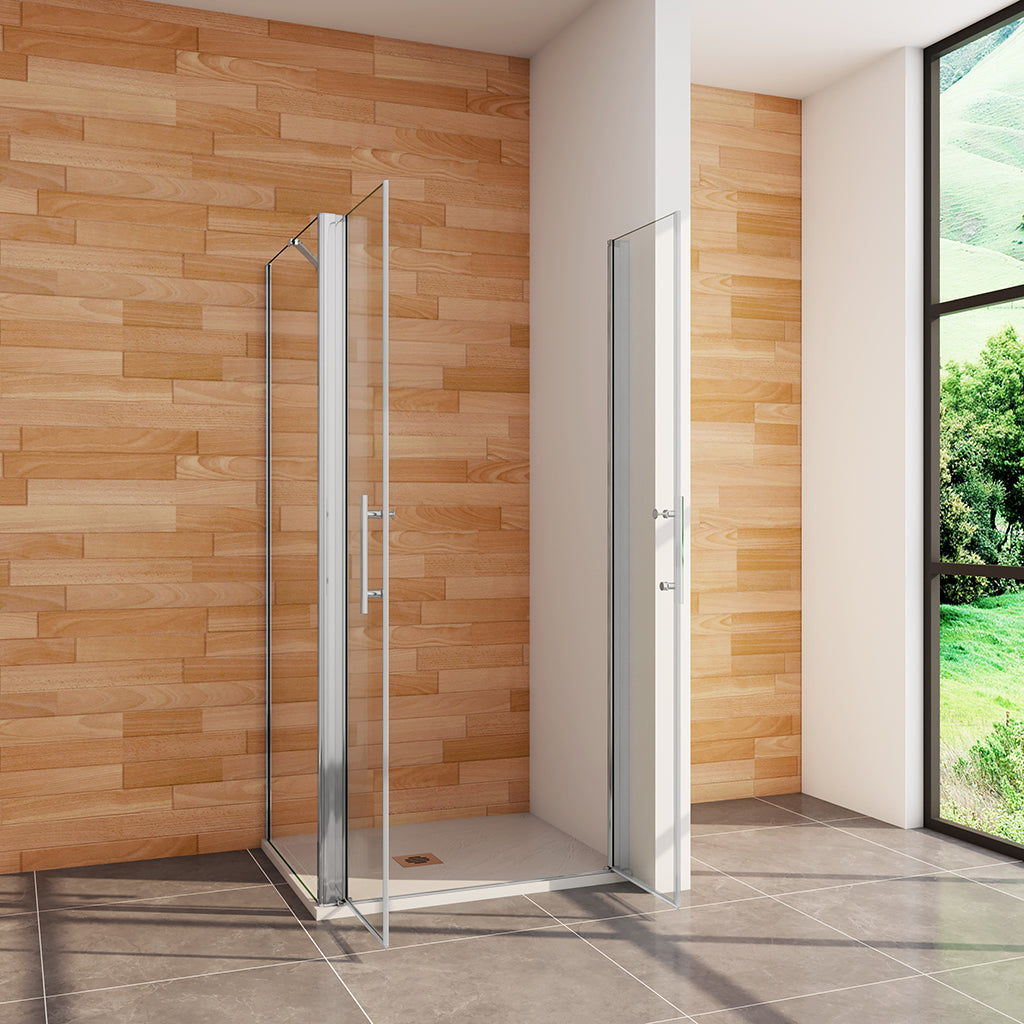 1950 Höhe Doppelpendeltüren 700 mit Seitenwand 800 mm für badezimmer