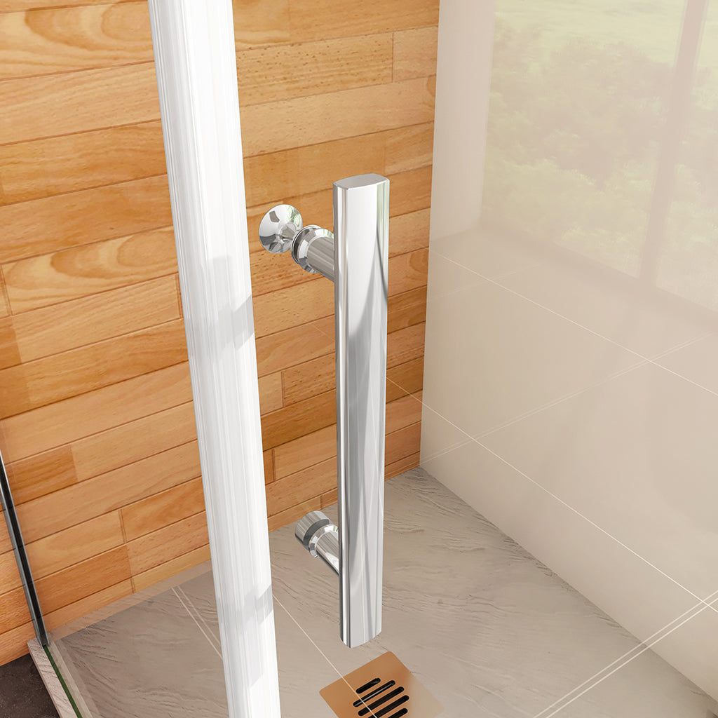 197 Höhe Drehtür mit seitenwand 70x70 cm für badezimmer