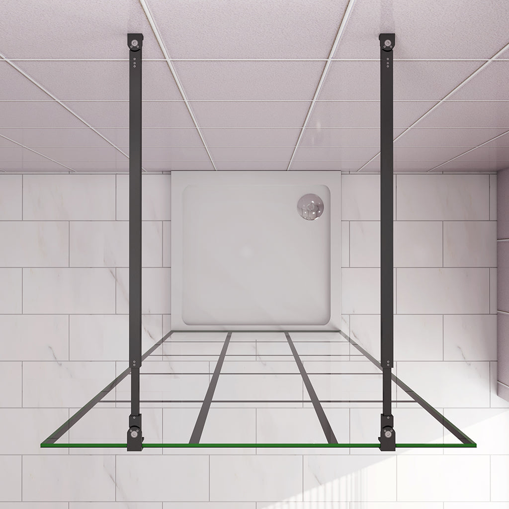 777 H.2000 mm Walk in Duschwand Gittermuster mit 2xStabilisationsstange 730-1200mm badezimmer ideen