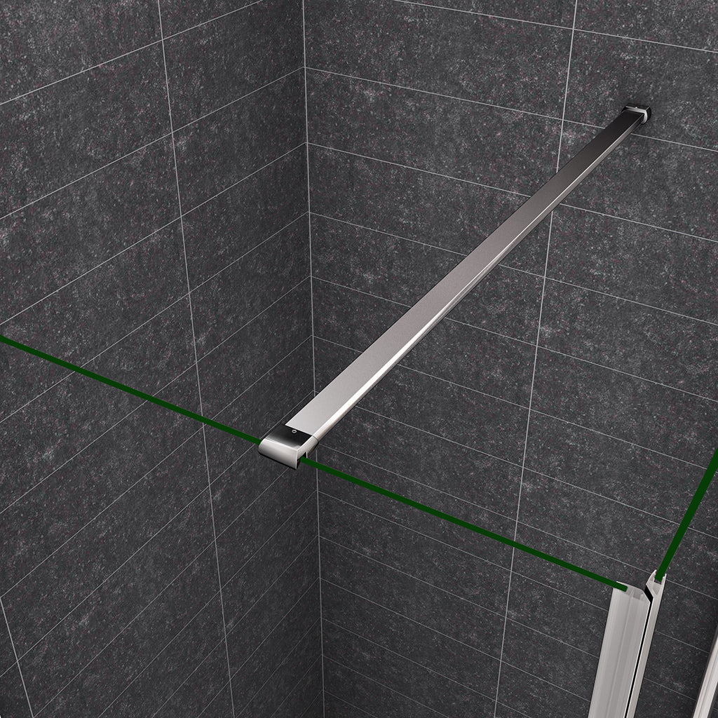 Duschkabine 1970 Höhe Drehtür 800 mit Seitenwand 900 mm Duschtasse