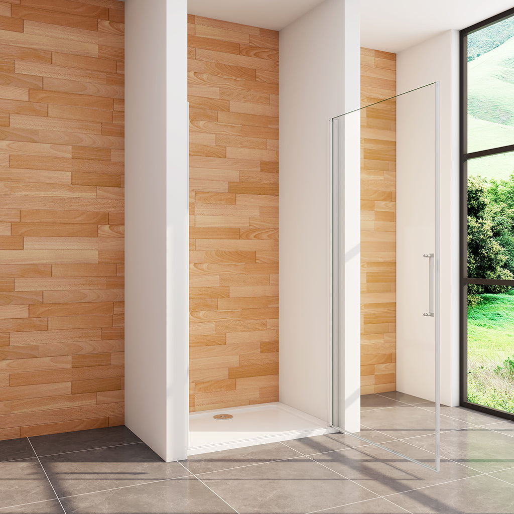 Duschkabine Drehtür grauweiss Nischentür 760xH1850 Duschtasse 900x760 mm badezimmer ideen
