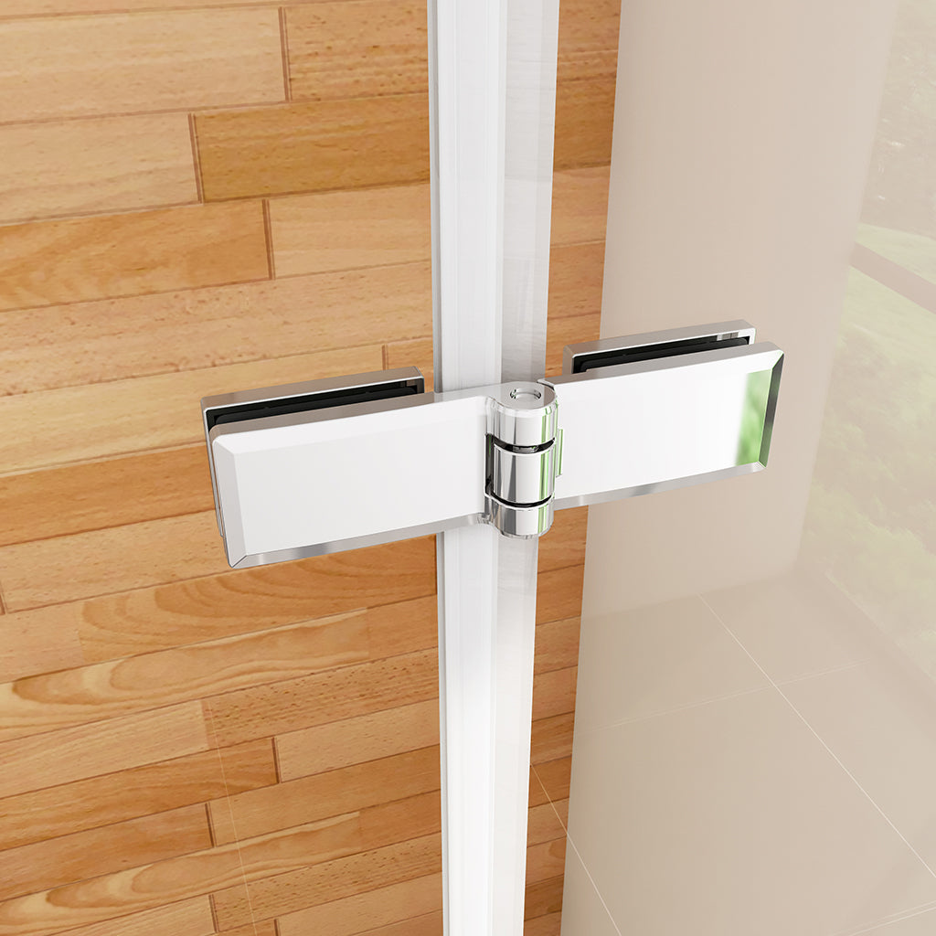 Falttür Eckeinstieg 100x80 H197 cm für badezimmer