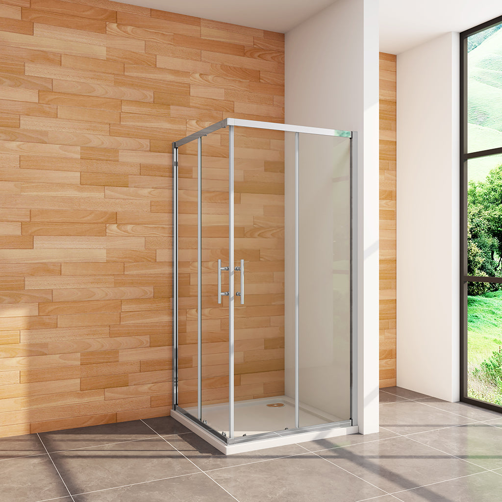 Schiebetür Eckeinstieg 1000x800xH.1850mm Duschtasse für badezimmer