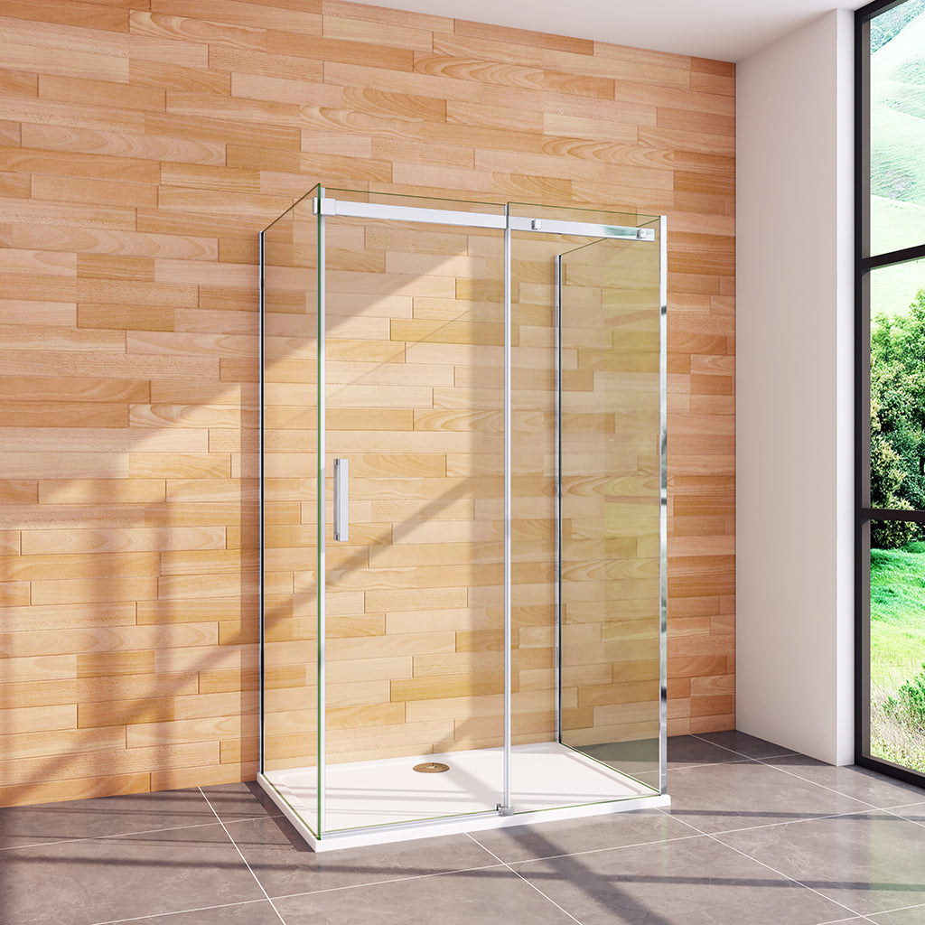 Schiebetür U Form 1100x800xH.1950 mm für badezimmer