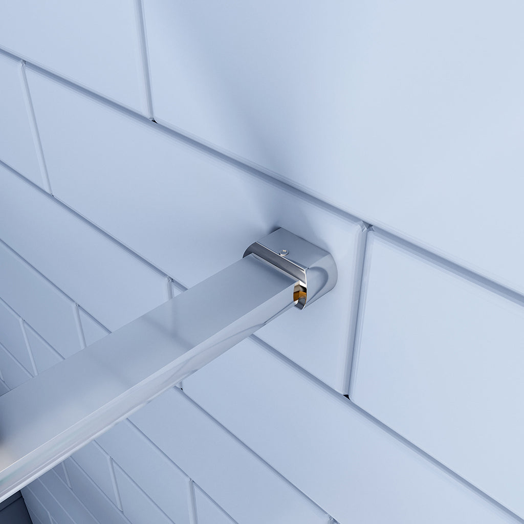 Walk in Duschwänd 140 mit Stabilisationsstange 140 cm badezimmer ideen