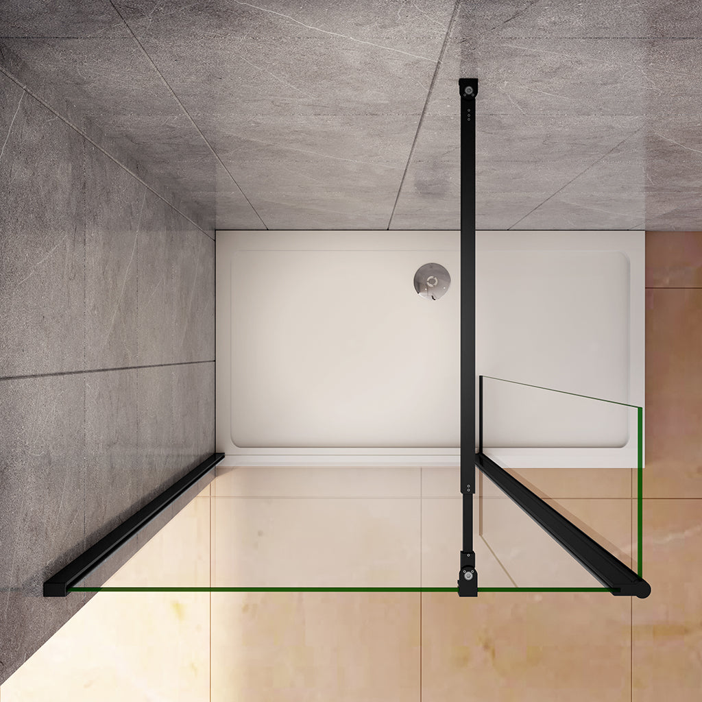 Walk in Duschwänd 160+30 mit Schwenkbar Stabilisationsstange 73-120 cm badezimmer ideen