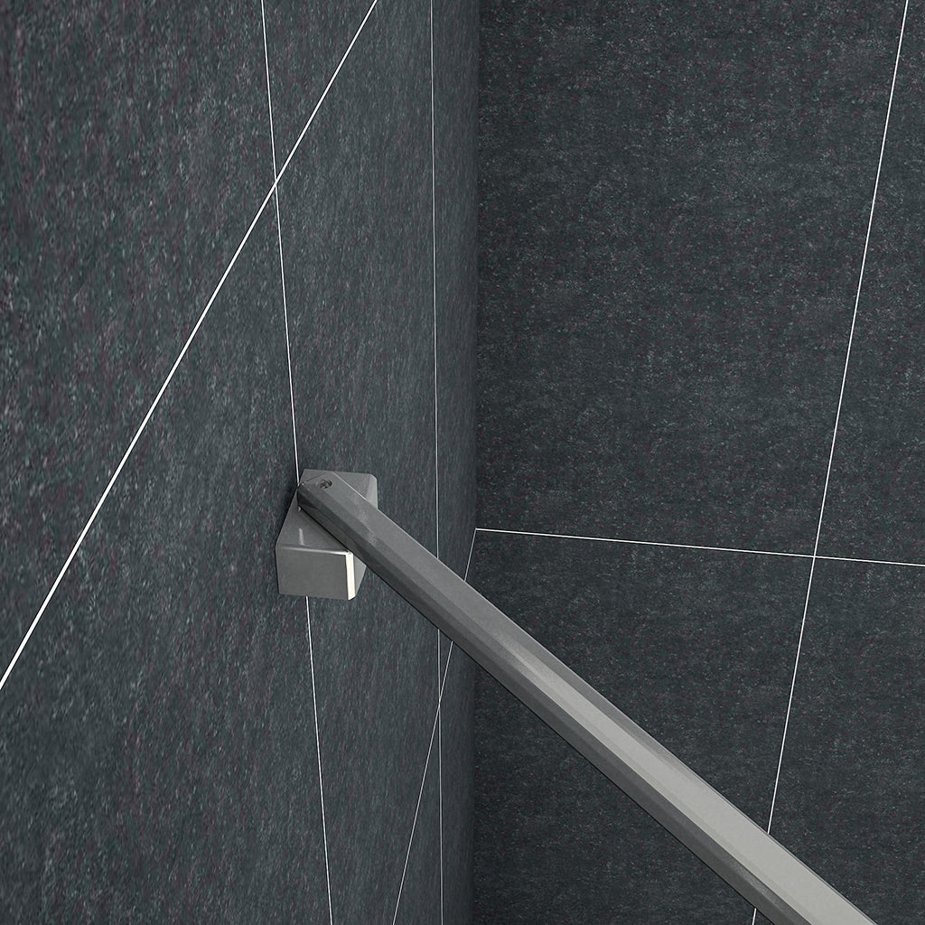 Walk in Duschwänd 160 mit Stabilisationsstange 45 cm für badezimmer