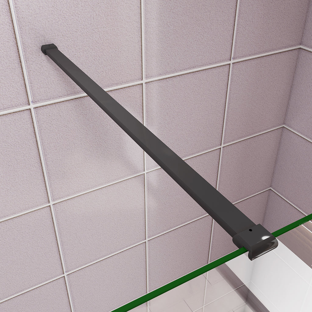 Walk in Duschwänd 87.7 mit 2xStabilisationsstange 140 cm badezimmer ideen