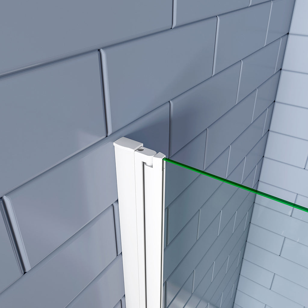 badewannen duschabtrennung Duschwänd Badewannenaufsätz 130 H140 cm badezimmer ideen