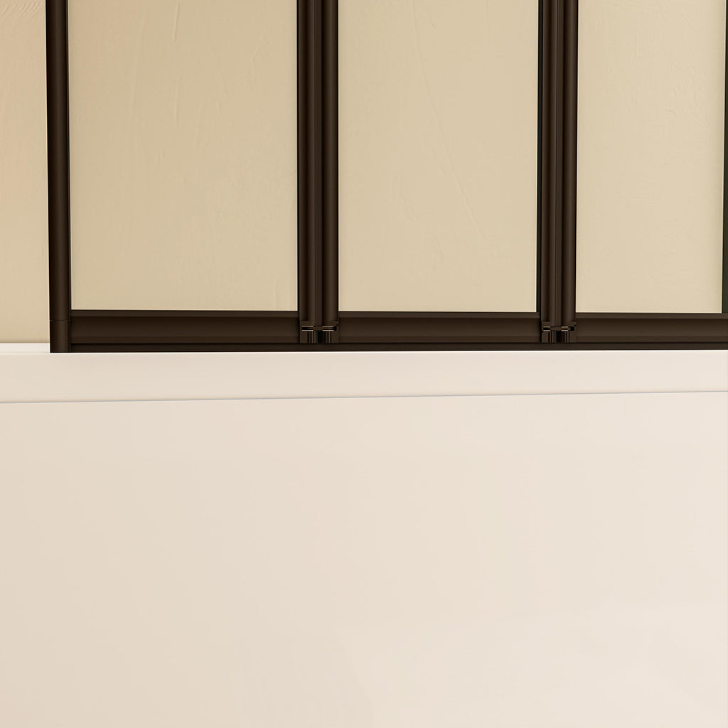 badewannen duschwand faltbar 120x70 H140 cm auf badezimmer