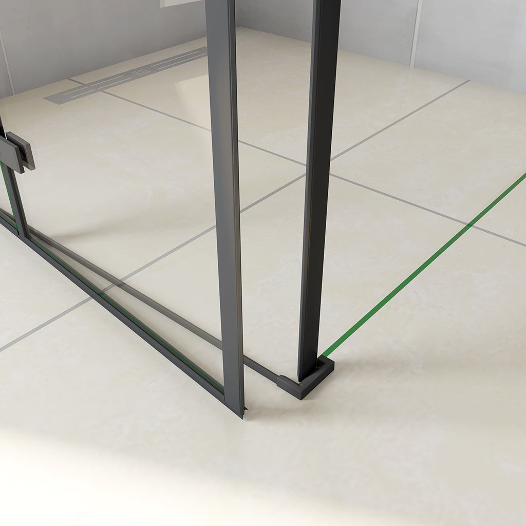 duschabtrennung drehfalttür dusche 90x90 H195 cm für badezimmer