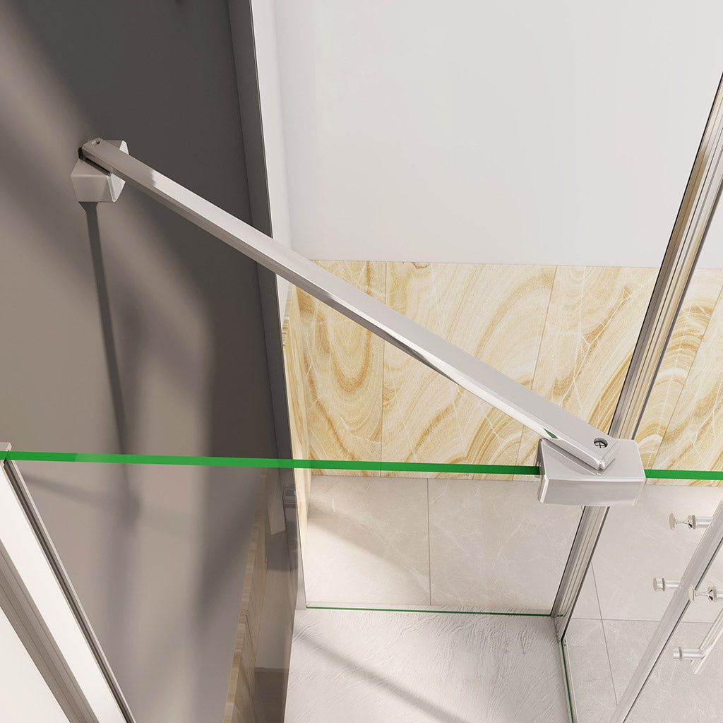 dusche u form 140x90 H195 cm