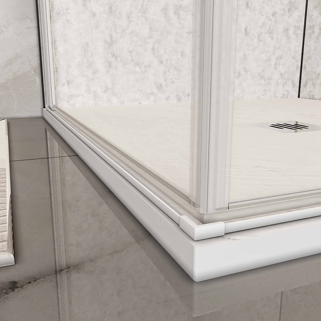 duschkabine 100x100 H185 cm duschkabinen eckeinstieg badezimmer ideen