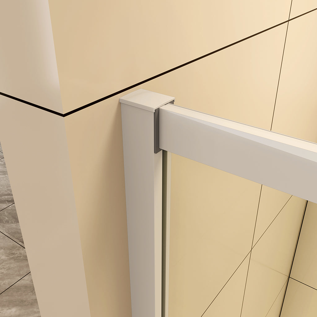 duschkabine 100x100 H185 cm glasschiebetüren duschwanne