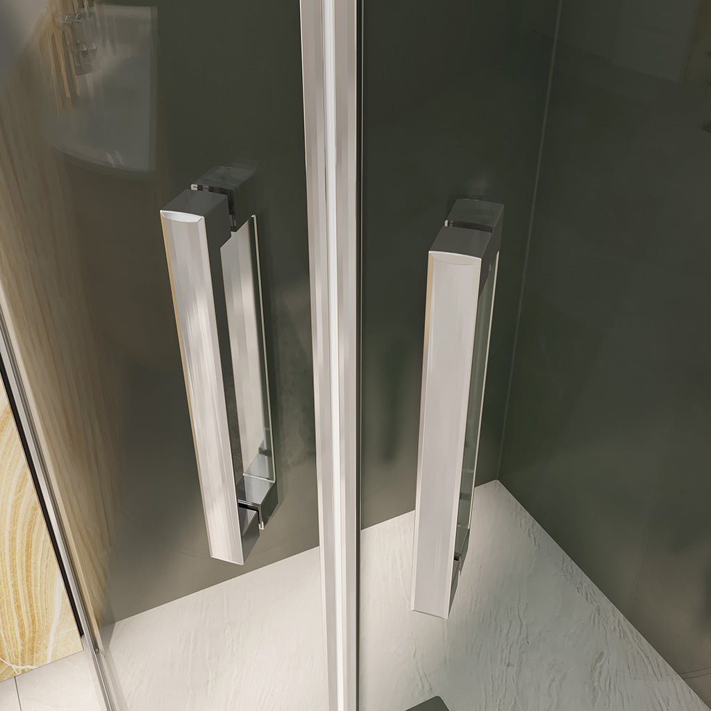 duschkabine 90x90 rund dusche H195 cm duschkabinen eckeinstieg