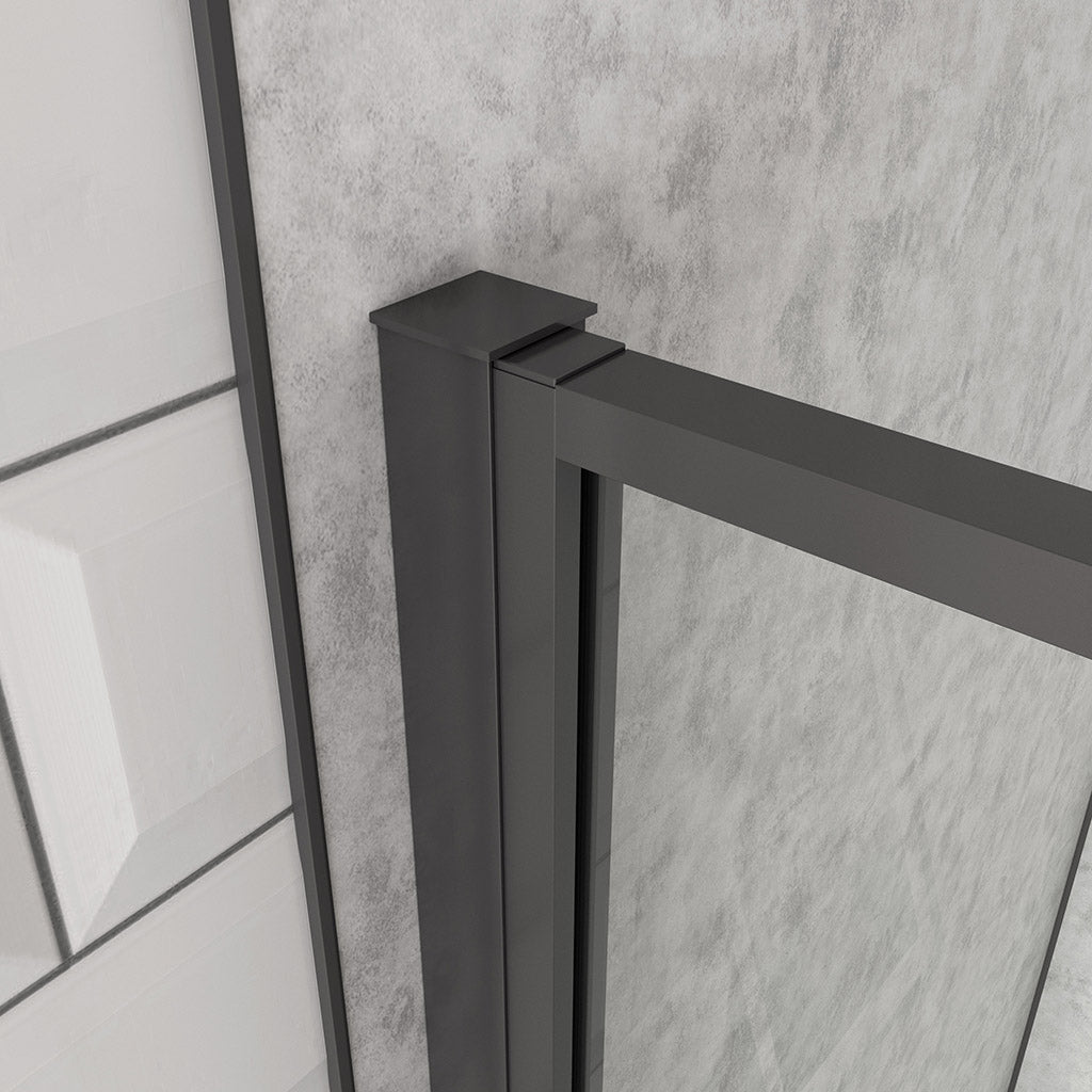 glastür 80 H185 cm nische dusche badezimmer ideen