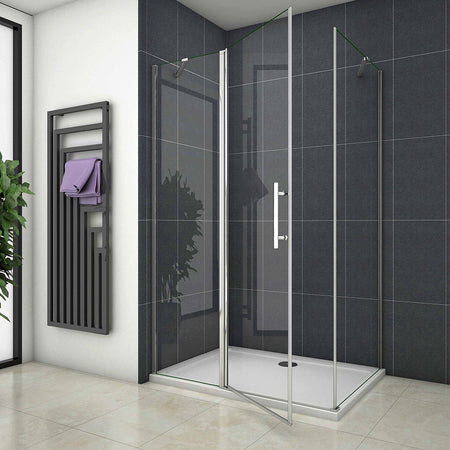 Drehtür mit Festteil