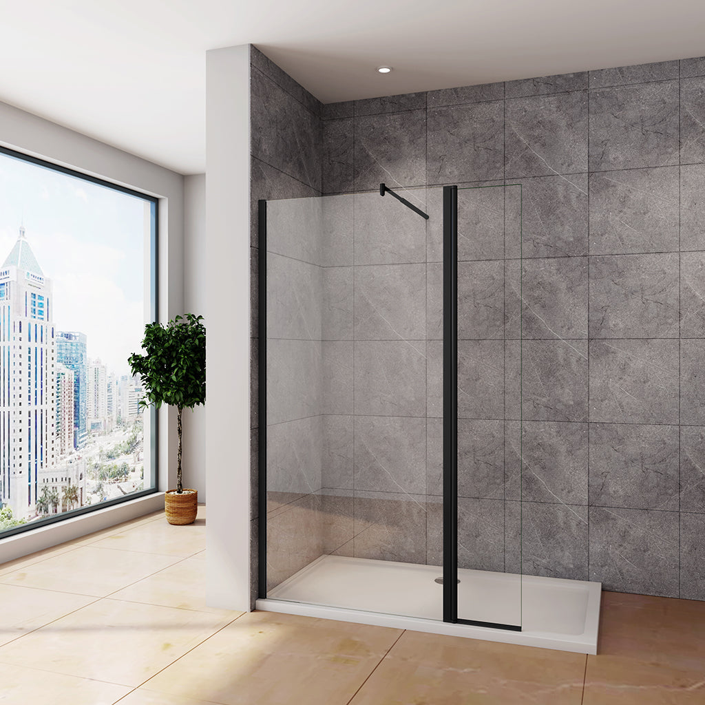 ozean 130 WalkIn glaswand beweglichem Seitenteil W13123B P3B cm für badezimmer