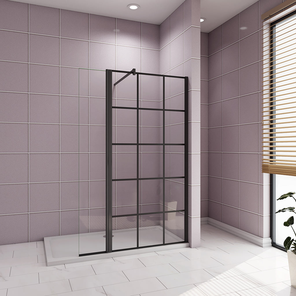 ozean 140 WalkIn glaswand beweglichem Seitenteil W14BAG132B P4B cm badezimmer ideen