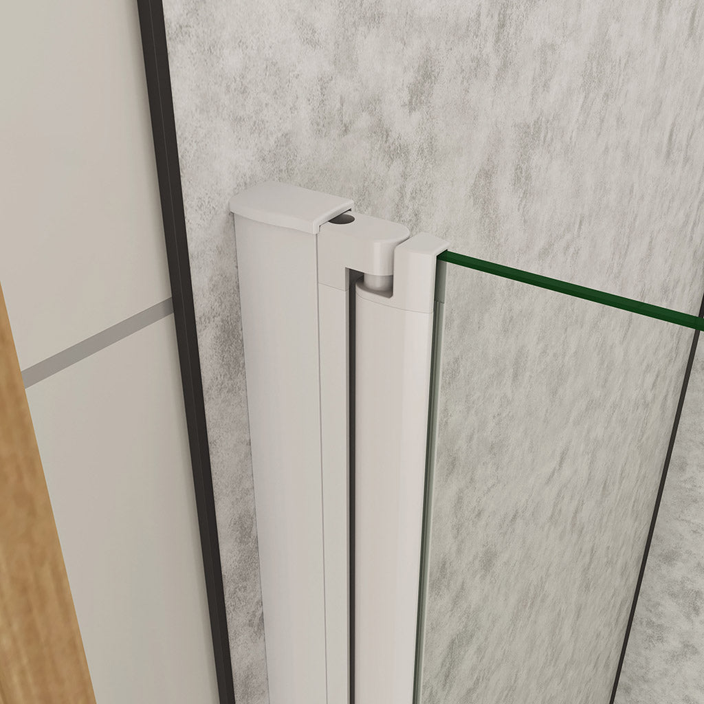 walk in duschabtrennung drehtür 96 dusche H185 cm ESG GLAS für badezimmer