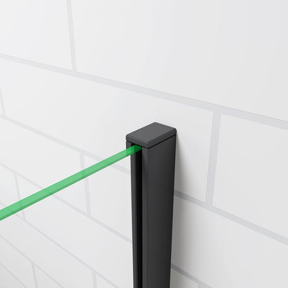 1 cm begehbare dusche duschwand glas 70 mit Stabilisationsstange 90 cm für badezimmer