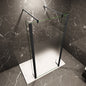 100+30+30 H.200 cm Walk In Duschabtrennung 2xSeitenpaneel mit Stabilisationsstange 90cm badezimmer ideen