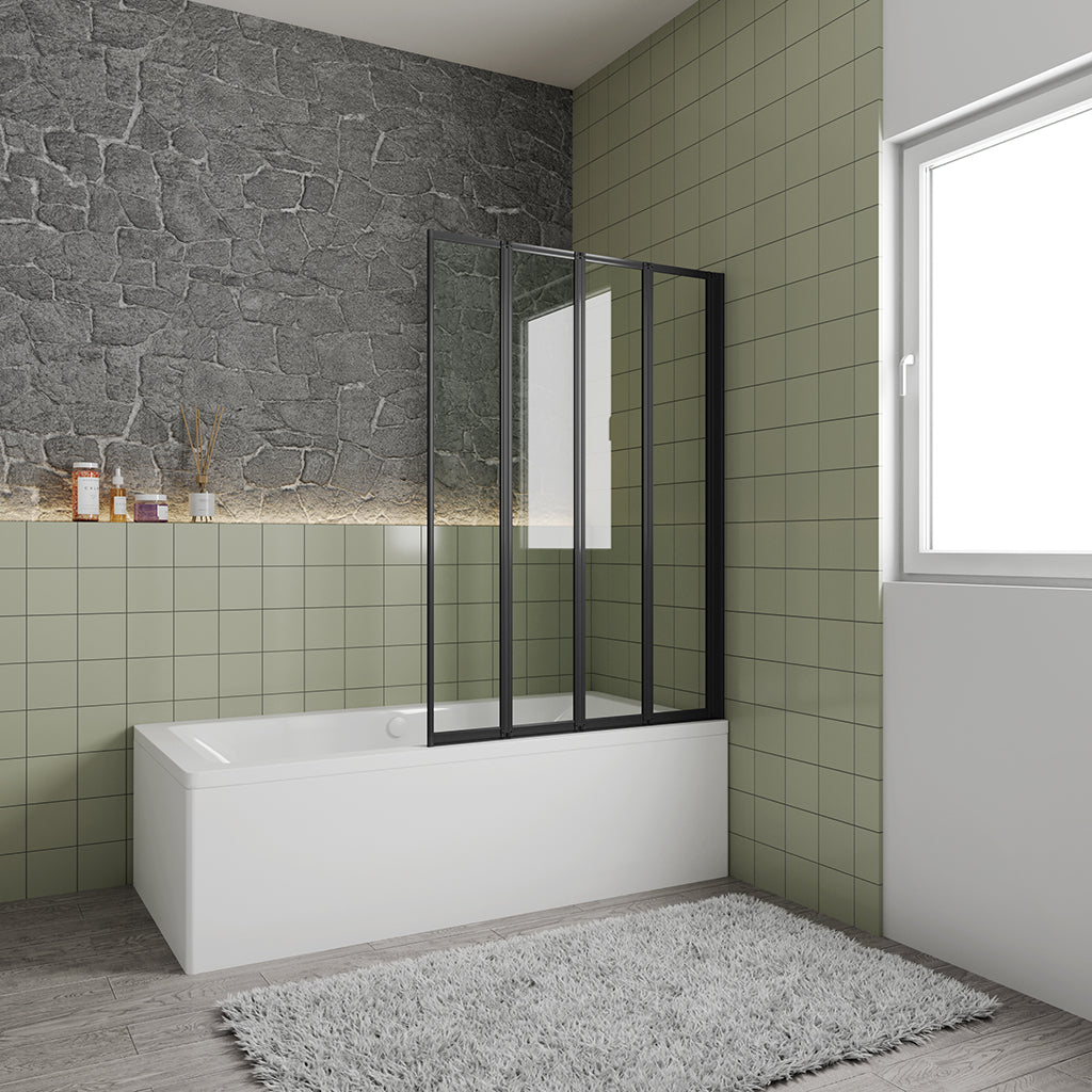 100 H 140 cm Badewannenaufsätz dusche badezimmer ideen