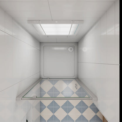 100 H.185 cm Drehtür Nischentür Duschtasse 100x90cm für badezimmer