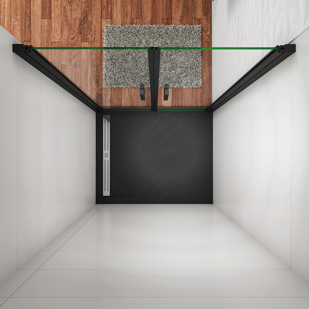 100 H 200 cm Doppelpendeltüren für badezimmer