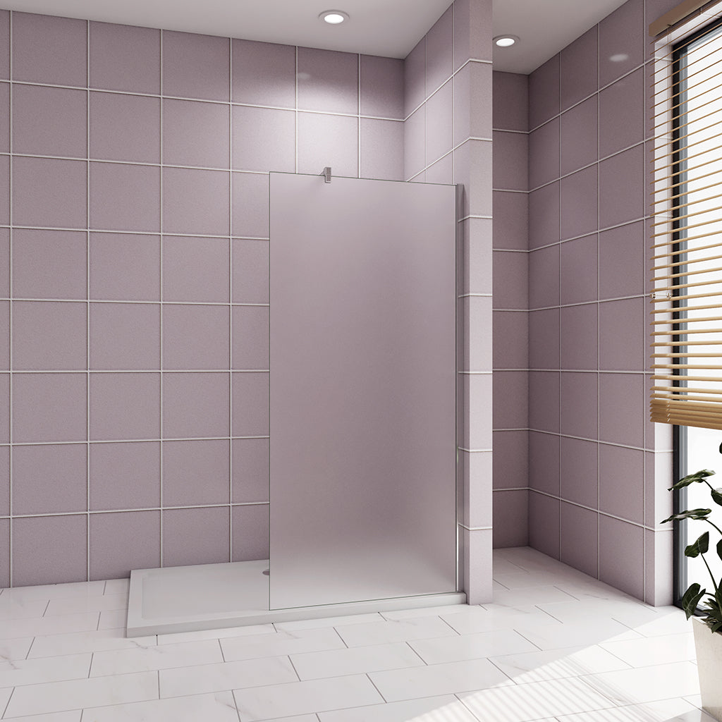 100 H.200 cm Glasdusche 10cm Walk in Duschwand mit Stabilisationsstange 140cm badezimmer ideen