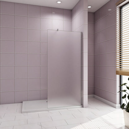 100 H.200 cm Glasdusche 10cm Walk in Duschwänd mit Stabilisationsstange 70-120cm badezimmer ideen