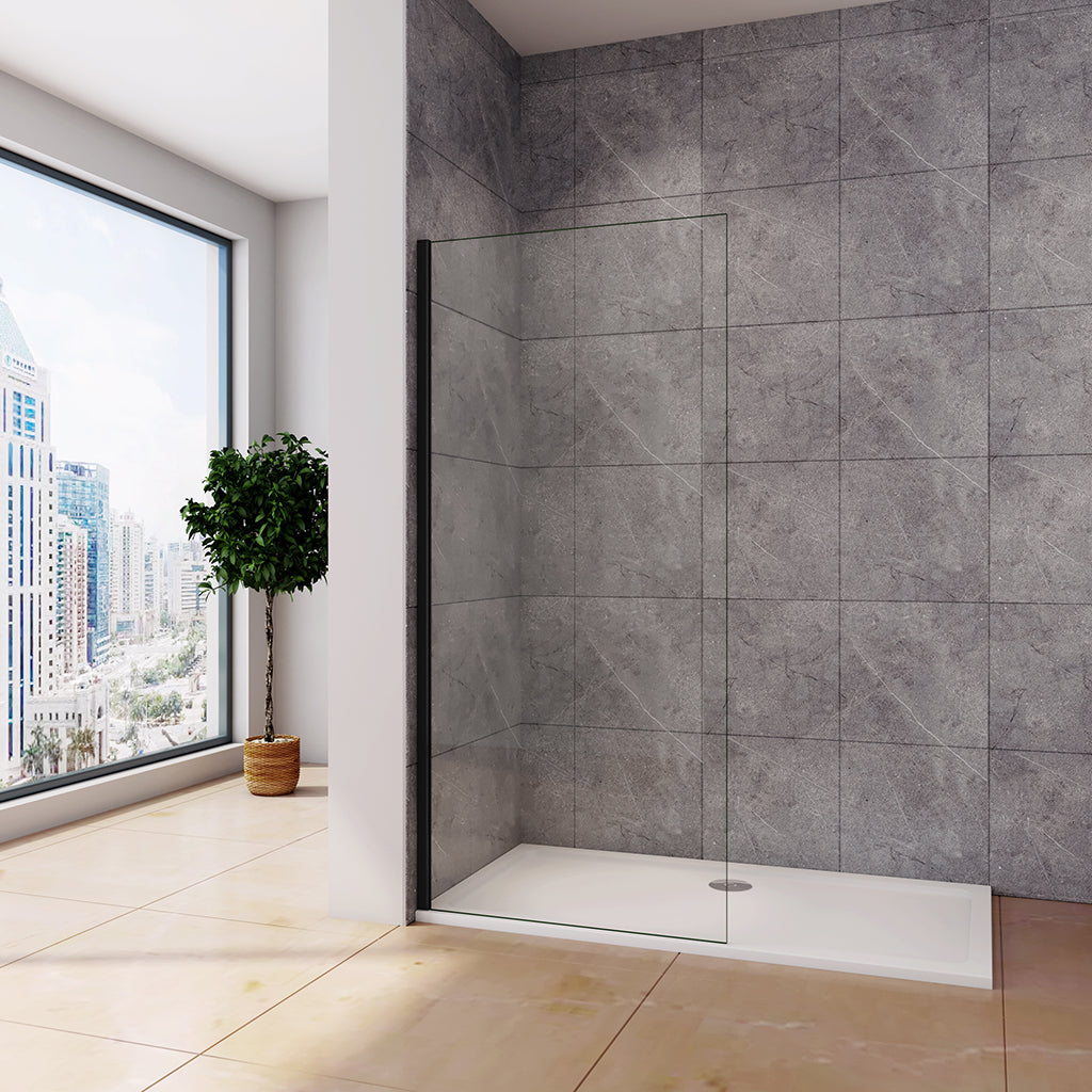 100 H.200 cm Glasdusche 10cm Walk in Duschwand für badezimmer