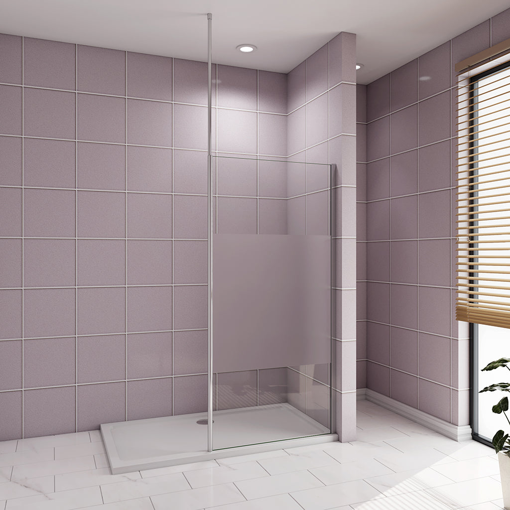 100 H.200 cm Walk in Duschwänd mit Stabilisationsstange badezimmer ideen