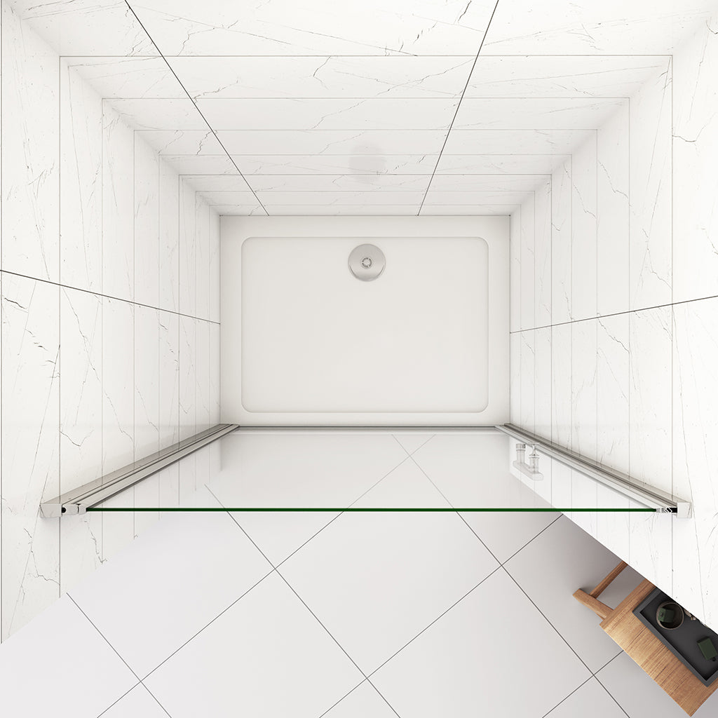 1000 H.1850 mm Glasdusche Drehtür Nischentür Duschtasse 1000x1000mm badezimmer ideen