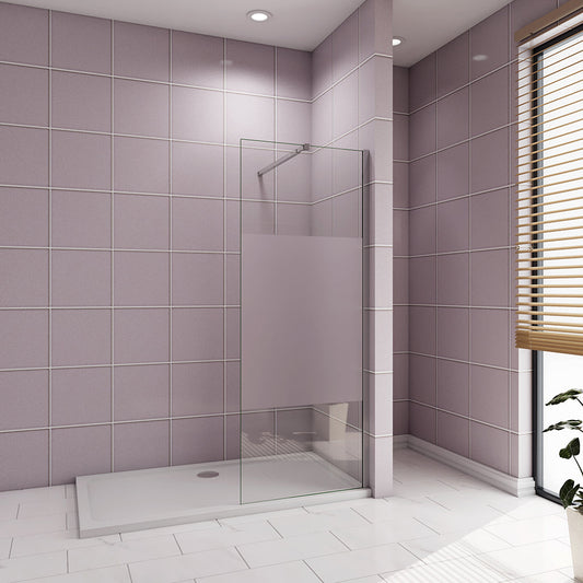 1000 H.2000 mm 10mm Walk in Duschwand mit Stabilisationsstange 730-1200mm dusche badezimmer ideen