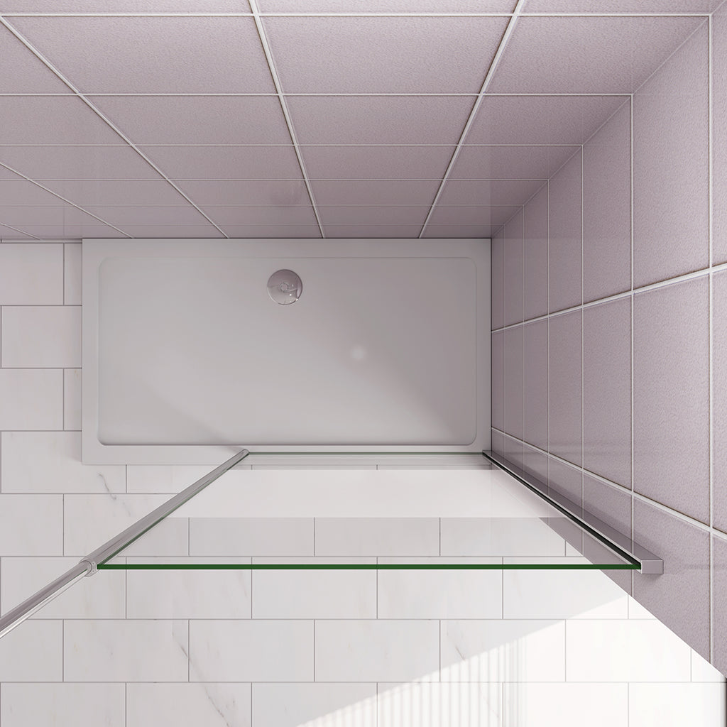 1000 H.2000 mm Walk in Duschwänd mit Stabilisationsstange für badezimmer