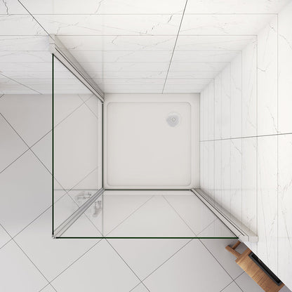 1000x1000 H 1970 mm Drehtür Eckeinstieg Duschtasse für badezimmer