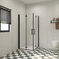 1000x800 H.1850 mm Falttür Eckeinstieg Duschtasse für badezimmer