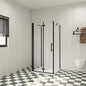 1000x800 H.1950 mm Glasdusche U-Form Dusche Falttür für badezimmer