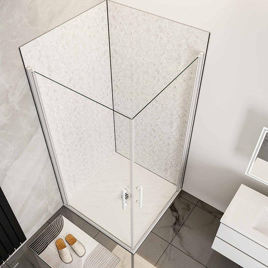 1000x900 H.1850 mm Drehtür Eckeinstieg
