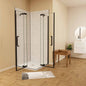 1000x900 H.1950 mm Drehtür Eckeinstieg Wandverkleidung dusche für badezimmer