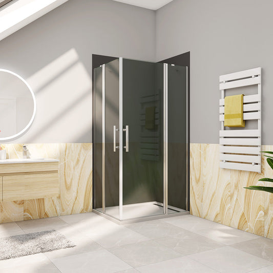 1000x900 H.1950 mm Drehtür Eckeinstieg Wandverkleidung für badezimmer