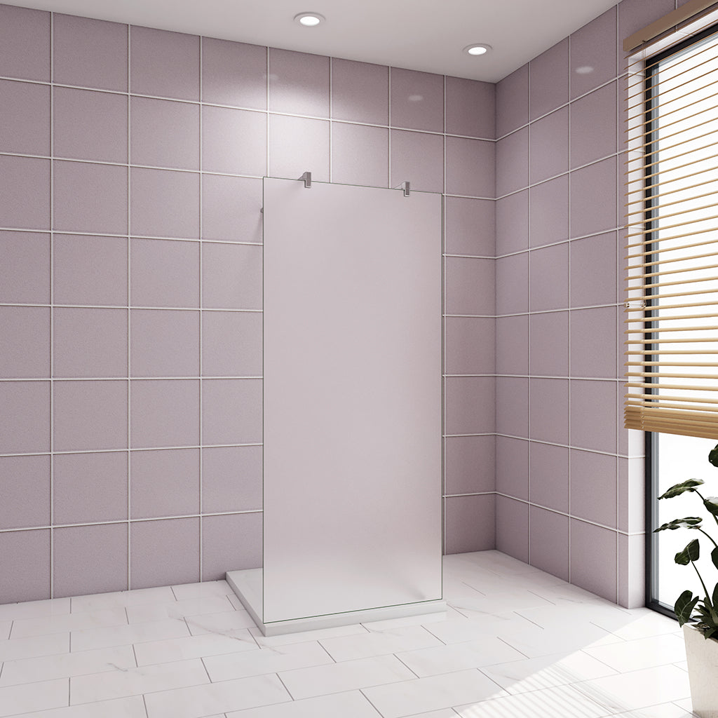 1077 H.2000 mm 10mm Walk in Duschwand mit 2xStabilisationsstange 1400mm für badezimmer