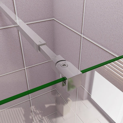 10mm Walk in Duschwand 1100 mit Stabilisationsstange 730-1200mm dusche für badezimmer